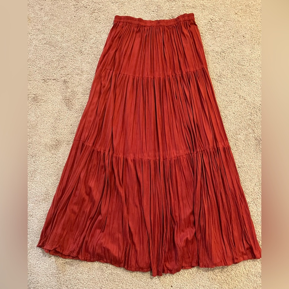 Double D Ranch Skirt, Brick Red